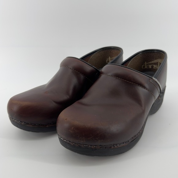 Dansko‎ XP 2.0 Waterproof Pull Up Clog Brown Leather EU 41/US 10.5-11 Slip On - Picture 1 of 9